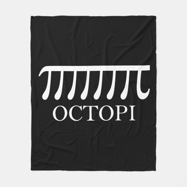 Octopi - Lättbuk (I) Fleecefilt (Framsidan)