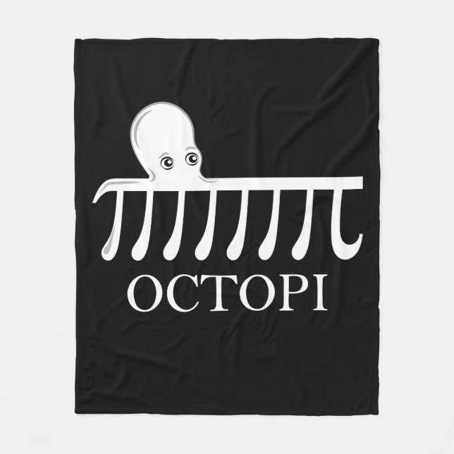 Octopi - Lättbuk (I) Fleecefilt (Framsidan)