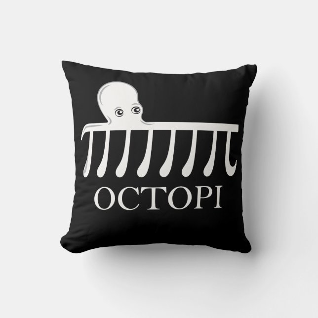 Octopi - Lättbuk (I) Kudde (Framsida)