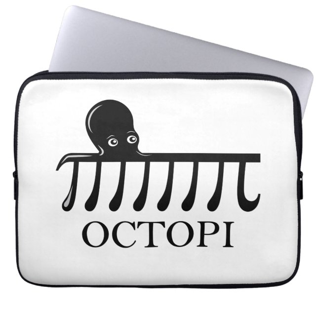 Octopi - Lättbuk (I) Laptop Fodral (Framsidan)