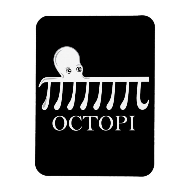 Octopi - Lättbuk (I) Magnet (Vertikal)