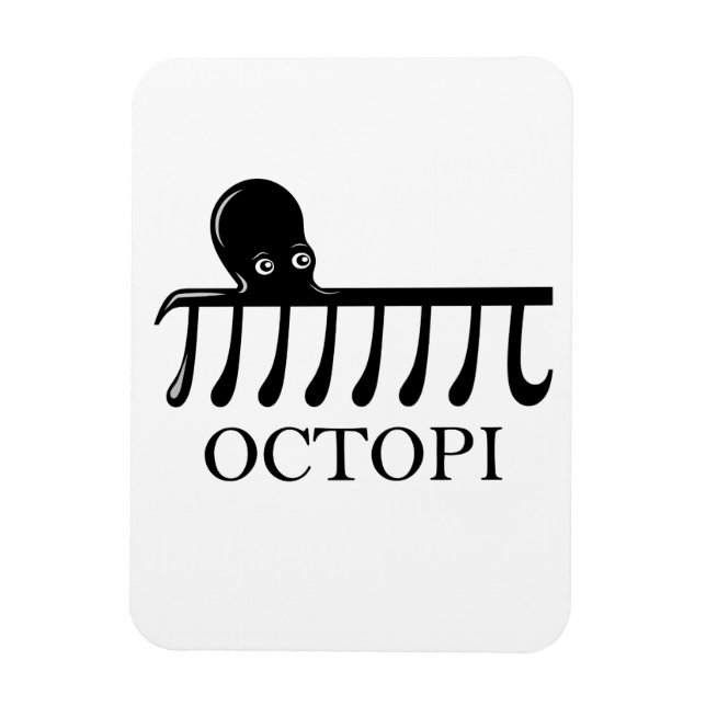 Octopi - Lättbuk (I) Magnet (Vertikal)