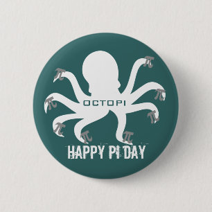 Octopi Pi Day Knapp