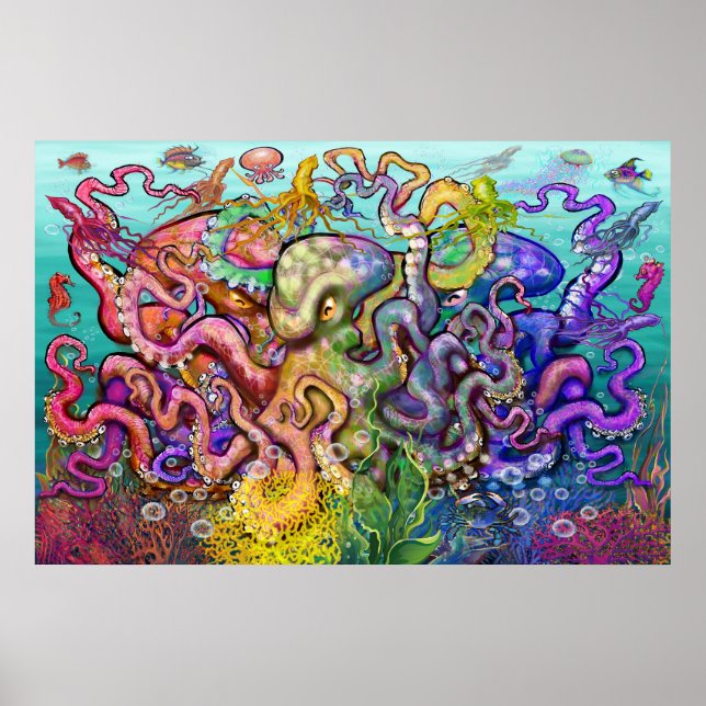 Octopi Triad Poster (Framsidan)