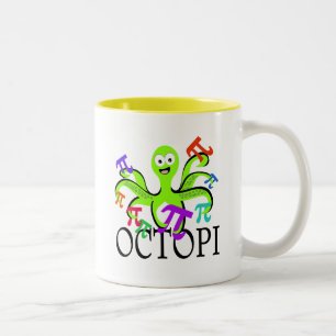 Octopi Två-Tonad Mugg