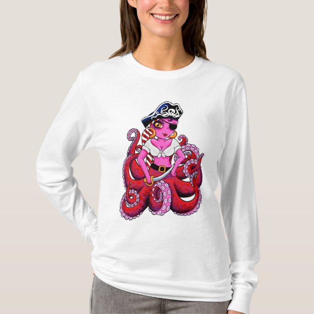 Octopirate utslagsplats tee shirt (Framsida)