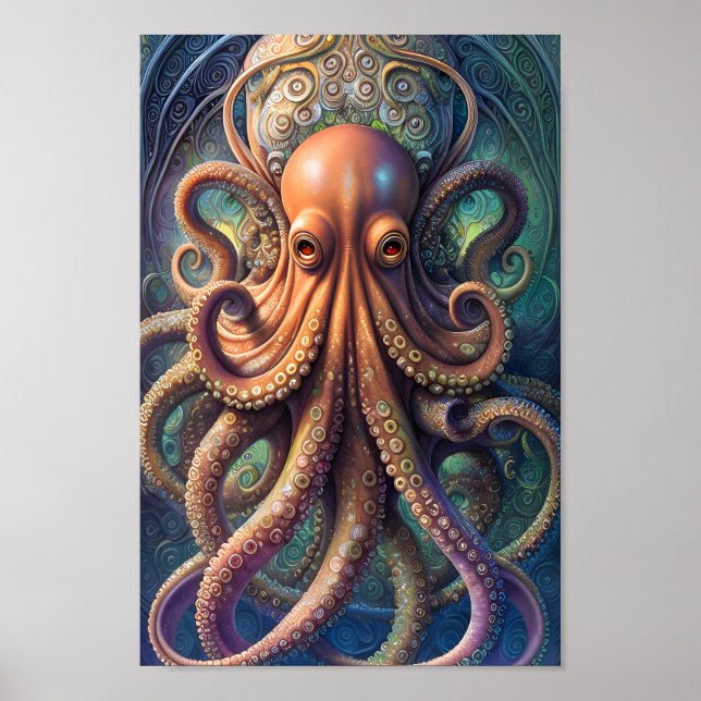 Octopus - 02 - Fantasy Art Poster (Framsidan)