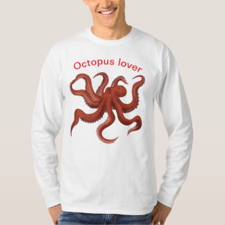 Octopus älskare t shirt