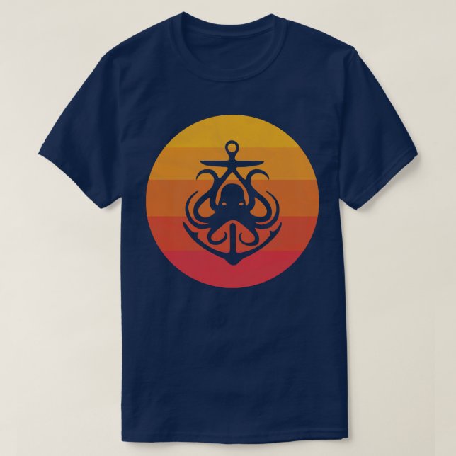 Octopus Anchor T Shirt (Design framsida)