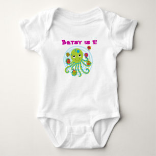 Octopus Anpassade Birthday T-shirt