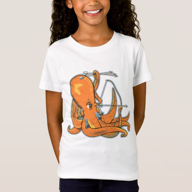 Octopus Archer T Shirt (Framsida)