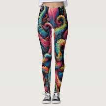 Octopus arms Leggings tout-imprimé