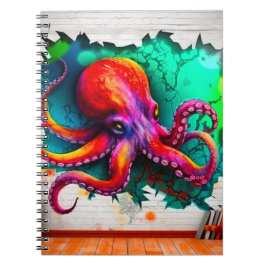 Octopus Art Anteckningsbok