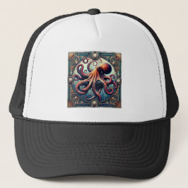 Octopus Art Deco Keps