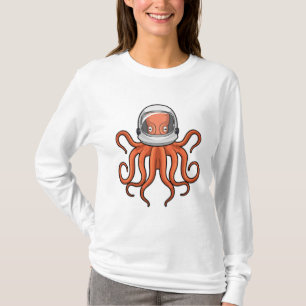 Octopus as Astronaut T Shirt