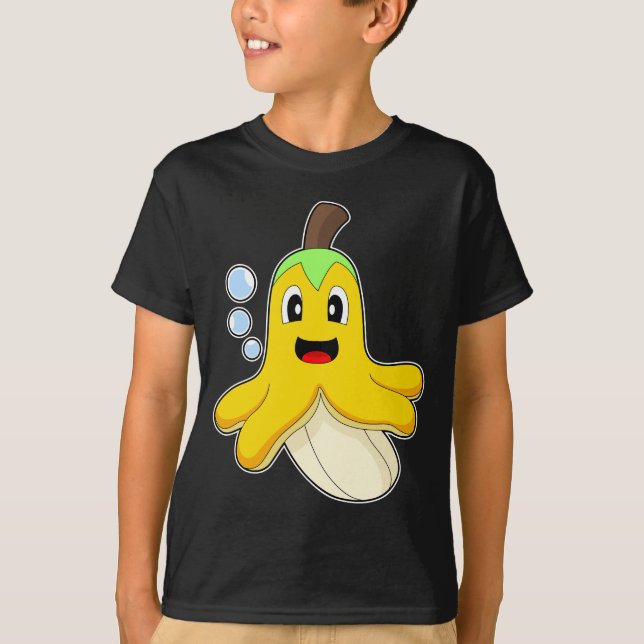 Octopus Banana T Shirt (Framsida)