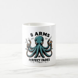Octopus Barber Mugg - 8 Arm för Perfekt Fades