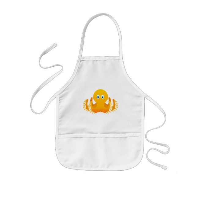 Octopus Barnförkläde (Framsidan)