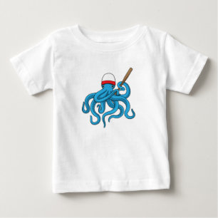 Octopus Baseball fladdermus Baseball T Shirt