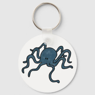 Octopus Blue Nyckelring