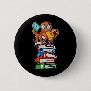 Octopus Bok Reading Kraken Bibliotek Humor Reader Knapp