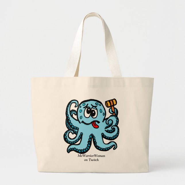 Octopus Bonk, MeWarriorWoman på Twitch Jumbo Tygkasse (Framsidan)
