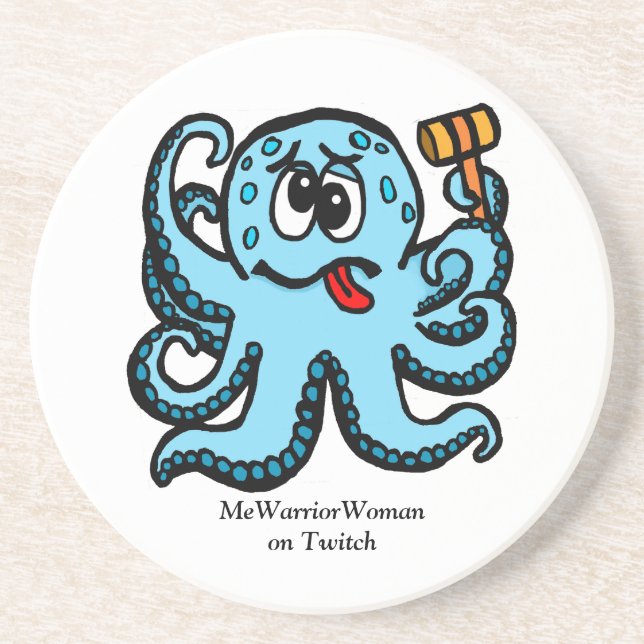 Octopus Bonk, MeWarriorWoman på Twitch Underlägg (Framsidan)