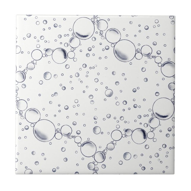 Octopus Bubble Drift Secondary Kakelplatta (Framsidan)