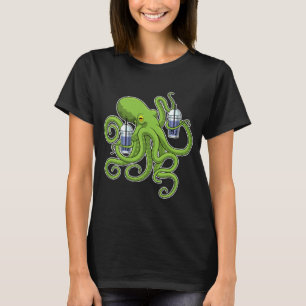 Octopus Bubble tea T Shirt