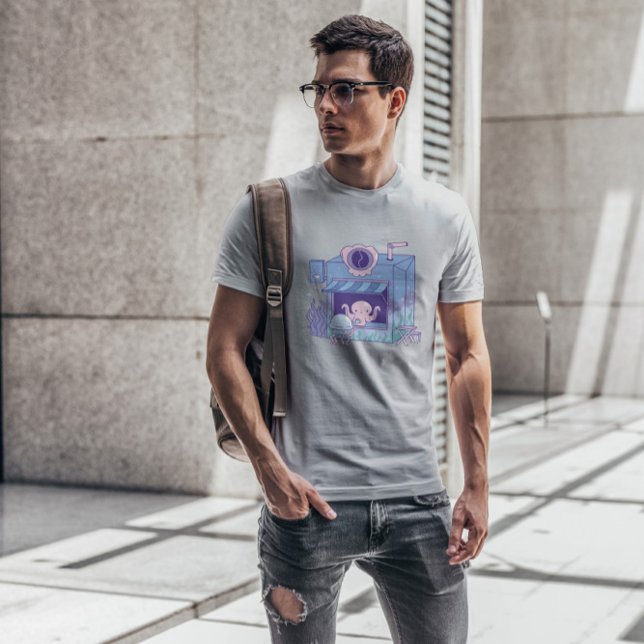 Octopus Cafe T Shirt (Skapare uppladdad)