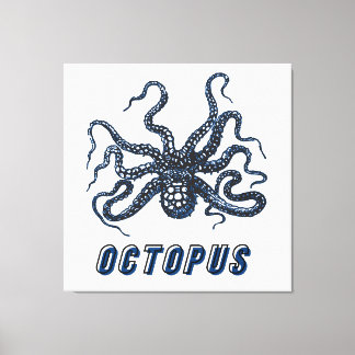 Octopus Canvastryck