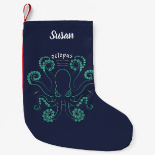 Octopus Cephalopod Tentacles Liten Julstrumpa