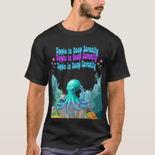 Octopus Coffee Älskare - Coastal Morgon T-shirt De