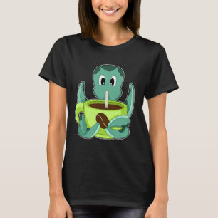 Octopus Coffee Coffee kopp T Shirt