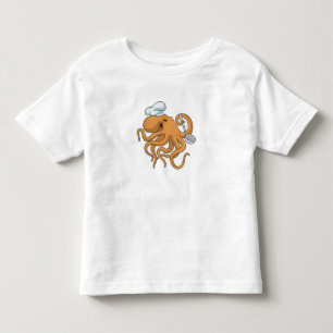 Octopus Cook Chef hat T Shirt