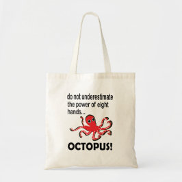 Octopus Cute Animal Funny Octopus Tygkasse