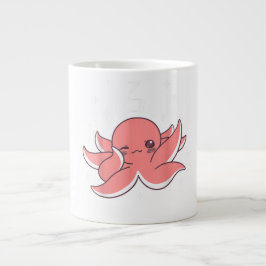 Octopus Dabbing Japansk Kawaii Cute Funny Jumbo Mugg