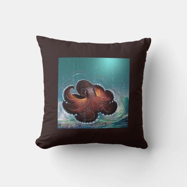 OCTOPUS - Dekorativ kudde (Framsida)