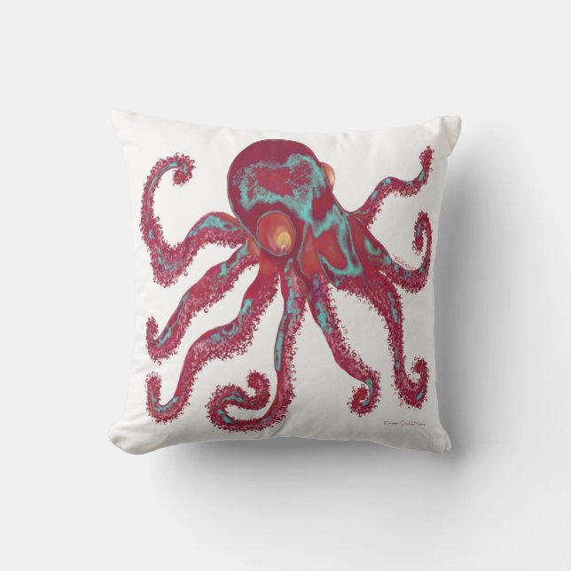 Octopus - Djuphavsbotten Kudde (Framsida)