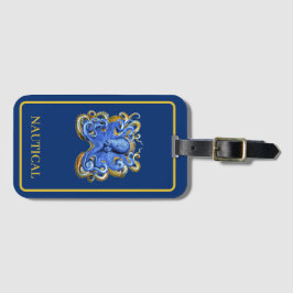 Octopus Elegant Blue Boating Personal Bagagebricka