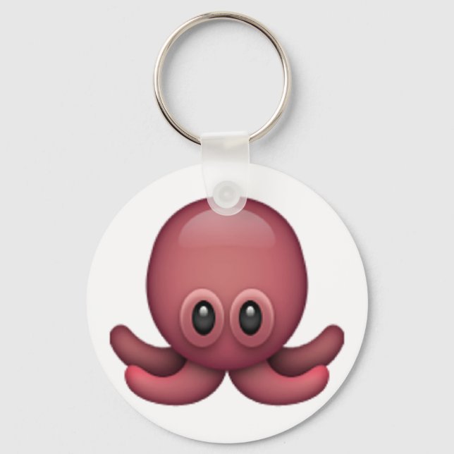 Octopus - Emoji Nyckelring (Framsida)