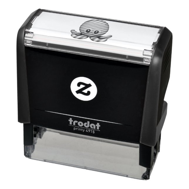 Octopus - Emoji Självfärgande Stämpel (Produkt)