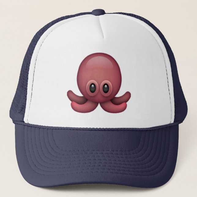 Octopus - Emoji Truckerkeps (Framsida)