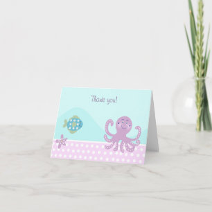 OCTOPUS & FISH Folat Tackkort