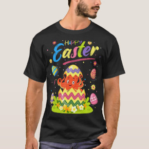Octopus Fiske Påskägg Octopus Glad påsk T Shirt