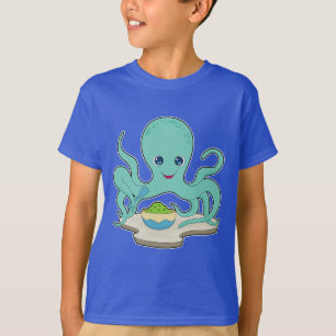 Octopus Food Bowl T Shirt