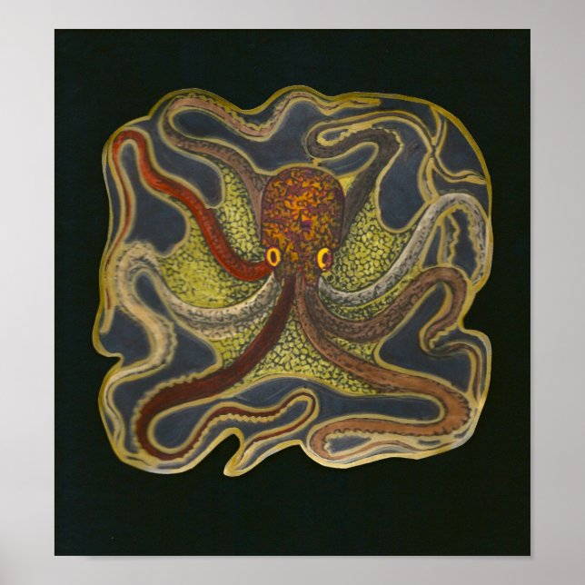 Octopus Friend Poster (Framsidan)