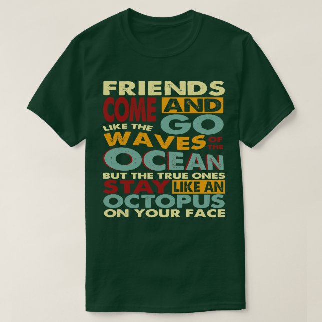 Octopus Friends T Shirt (Design framsida)