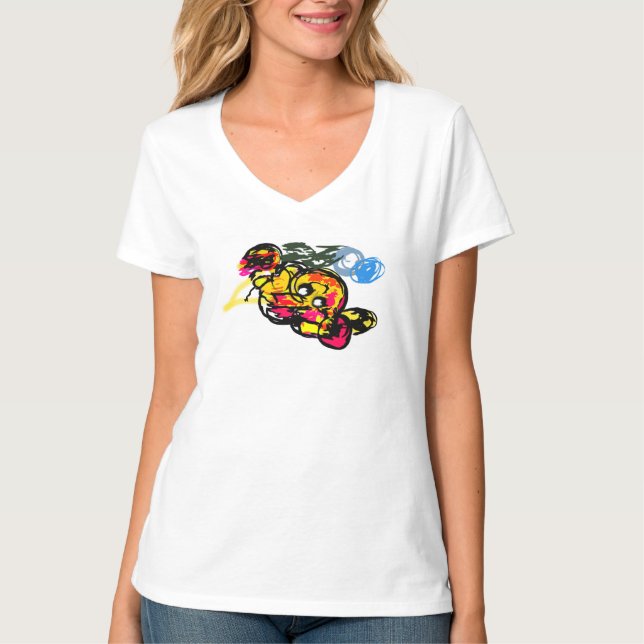 Octopus fun t shirt (Framsida)