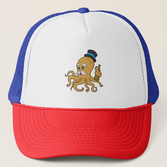 Octopus gentleman Hat Keps (Framsida)